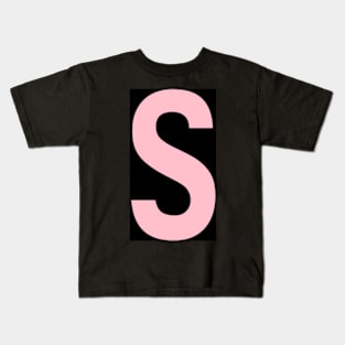 S letter Kids T-Shirt